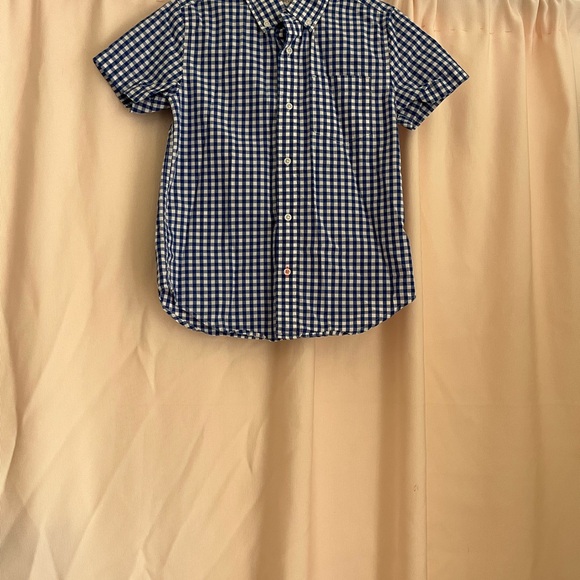 Crewcuts Blue Gingham Button Down Shirt - Picture 1 of 6